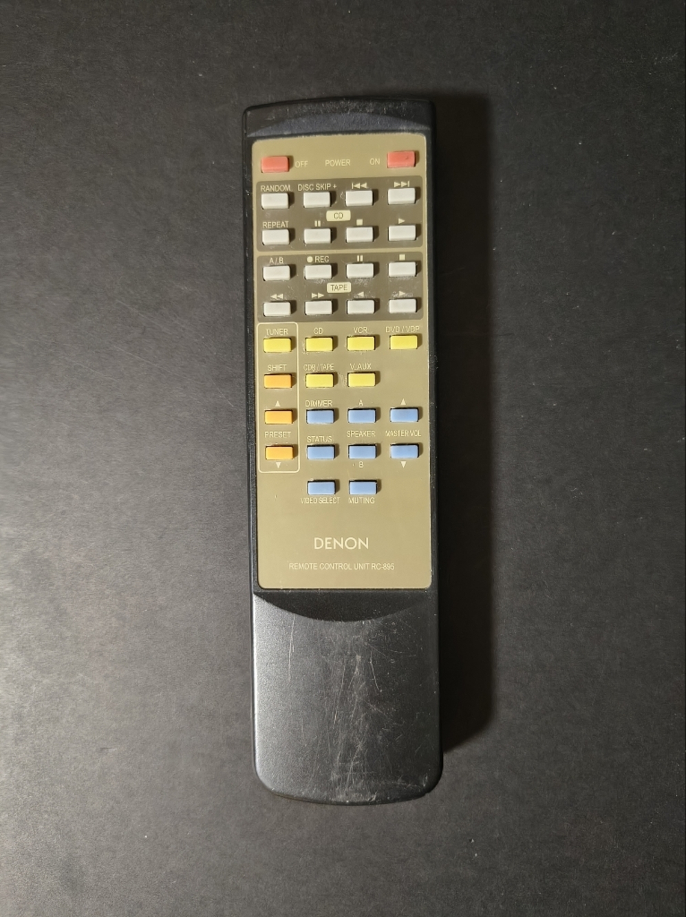 Denon Remote Control RC 895 for DRA 295 Stereo Receiver Original Genuine Tested